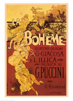 La Boh�me von Giacomo Puccini