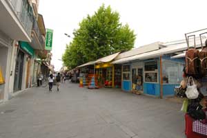 Markt von Viareggio in Versilia