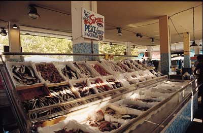 Fischmarkt in Viareggio, Versilia