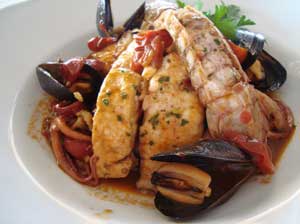 Cacciucco: typical fish dish of Viareggio